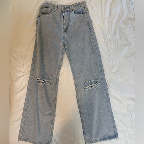Beginning boutique Robin Wide Leg Jeans Blue - Picture 10 of 16
